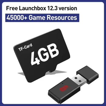 Launchbox 4G TF Karti Ar 45000 Retro Spēles Video Spēļu Konsoles /Cietais Disks 87 Emulatori, PSP/PS1/PS2/PS3/GameCube/SS