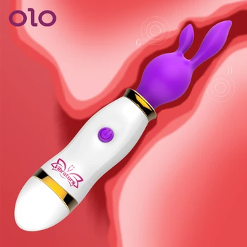 OLO Trušu Vibrators AV Stick Magic Stienis G-spot Masāža Klitoru Stimulēt 12 Ātrums Sieviešu Masturbācija Seksa Rotaļlietas, lai Sieviete