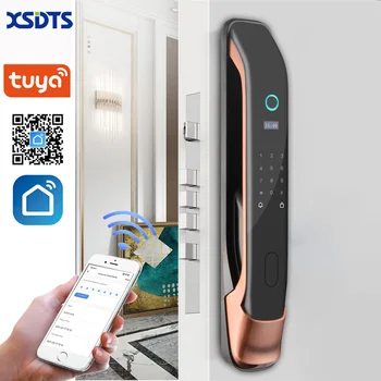 Wifi Smart Lock Durvis Ar Tuya APP Attālināti / Biometrisko pirkstu Nospiedumu / viedkartes / Paroli / Atslēgu Atslēgt Smart Dzīves Smart Home