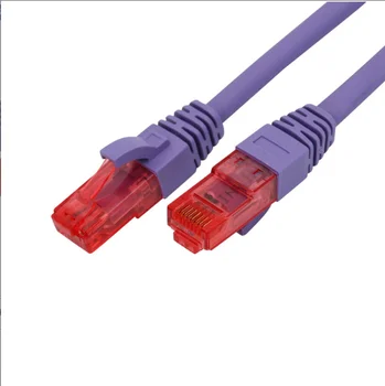 Jes354 sešu Gigabit tīkla kabelis 8-core cat6a networ Super six dubultā ekranētu kabeļu tīkla tīkla džemperis platjoslas kabeļu