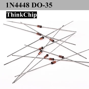 (100gab) 1N4448 DO-35 Mazie ātrgaitas Komutācijas Diodes Signālu Diodes