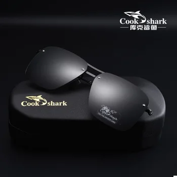 Pavārs Haizivs jaunas polarizētās saulesbrilles, vīriešu vadītājiem. Īpašas brilles autovadītājiem. UV saulesbrilles vīriešu tendences