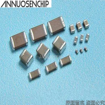 500PCS 0603 8200PF 822K 8.2 NF 50V X7R 10% SMD chip Keramikas kondensators