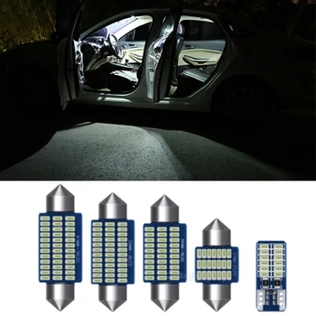 11Pcs LED Interjera numura zīme Spuldzes Komplektā Balts Zils Canbus Interjera Lampas Gaismas Komplekts 2010. - 2015. gadam Hyundai Tucson, ix35