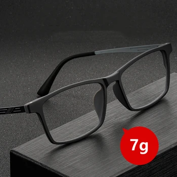 Jauns Vīriešu Ultravieglajiem Tīra Titāna Laukumā Brilles Pilna Kadra Režīmā, Tuvredzība, Astigmatisms Recepšu Optisko Ērtas Brilles Rāmis