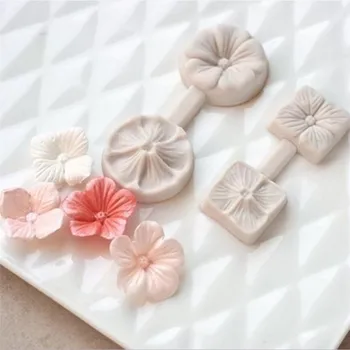 3D Piecām Ziedlapiņām Ziedu Silikona Veidnē Pomādes Kūka Dekorēšanas Instrumentiem Šokolādes Confeitaria Cepšanas Veidnes, Virtuves Piederumi