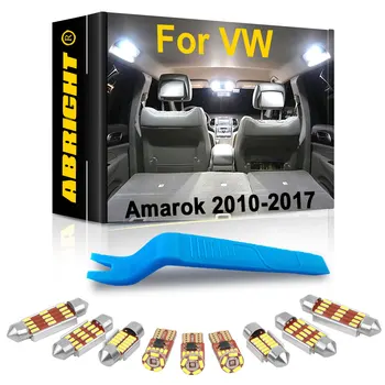 ABRIGHT Par Volkswagen VW Amarok Pikaps Piederumi 2010 2011 2012 2013 2014 2015 2016 2017 Canbus Auto LED Interjera Apgaismojums