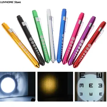 LED Gaismiņa Darba Gaismas Pirmās Palīdzības Pen Gaismas Lāpu, Lukturi Skolēnu Gabarītu Mērīšana Portatīvo Medicīnas Pen gaismas