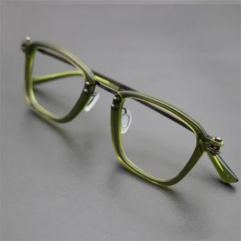 Titāna Brilles Konuss Sieviešu Tuvredzība Rāmis Japāņu Roku darbs Acetāts Lasījumā Vīriešiem Brilles Prescripion Gafas oculos de grau