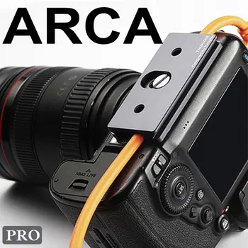 Bloķēt ARCA Statīvs Monopod Quick Release Plate Kameru Piederumi Klaigas Kabeļu fiksētu Atslēga Ostas Aizsargs Piesiet Metāla Instrumenti