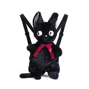 Sievietes Studija Ghibli Melns Kaķis jiji Kiki ' s Delivery Service Mugursoma Plīša Spilvenu 50cm plīša rotaļlieta Dzimšanas dienas dāvanas bērniem