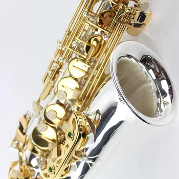 sudraba Jaunu Zīmolu Suzuki Eb Melodiju, mūzikas instrumentu Zelta atslēga Augstas kvalitātes Alto Saksofons Ar Iemuti Dāvanu