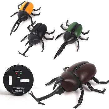 RC Tālvadības Hercules Grūts, Elektriskie Simulācijas RC Kukaiņu Modeli Beetle Bērnu Halloween Rotaļu Jautri