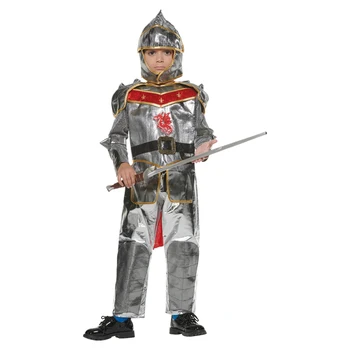 Zēni Royal Karavīrs Cosplay Kostīms Bērniem Bruņinieks Karavīrs Halloween Tērpi, Karnevāla Lieldienu Purima Masku
