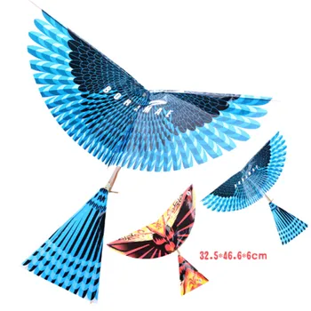 Jauns DIY Āra Rotaļlietas Gumiju Varas Roku darbs Bionisko Gaisa Plaknes Ornithopter Putnu Modeļus Zinātnes Kite Rotaļlietas Bērnu