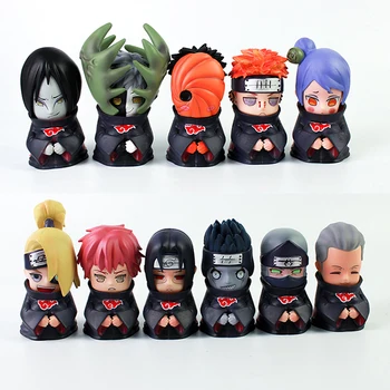 9cm Anime Naruto Shippuden Akatsuki Rīcības Attēls Itachi Sāpes Deidara Q Ver Kawaii Statuetes PVC Kolekcionējamus Modeļa Rotaļlietu, Mazulis Dāvanu