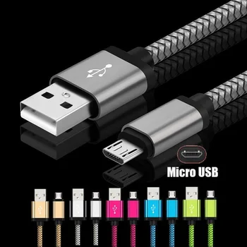 Mikro USB Kabeli 2.4 Ātra Uzlādēšana Tālruņa Lādētāja Kabeli Huawei Y7P Y6P Y5P P Smart 2019 Godu 9.A 9.C 9S 8.A 8S USB Datu Kabeli C