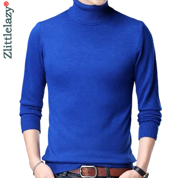 2022 Jaunu Gadījuma Trikotāžas Augstu Uzrullētu Apkakli Džemperi, Vīriešu Džemperi Apģērbu Modes Apģērbu Adīt Ziemas Silta Vīriešu Džemperi Džemperi 81333