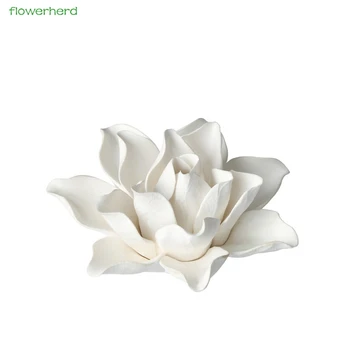 3D White Lotus Pelējuma Liels Rožu Silikona Veidnes Kūka Dekorēšanas Instrumentiem Kāzu Ziedu Cukura Sveces, Ziepes, Pelējuma Roku darbs Amatniecības Rīki