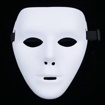 Jaunas Baltas Sejas Masku Halloween Puse Maskas Hip-Hop Spoku Dejas Izrādes Dekorācijas cosplay bachelorette puse, Kāzu dekorēšana
