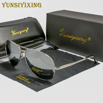 YSYX Polarizētās Saulesbrilles, Vīriešu Dizaineru Zīmolu Saules Brilles Ir 2021. Luksusa Pilota Brilles Vīriešu/Sieviešu Piederumi Gafas De Sol YS103