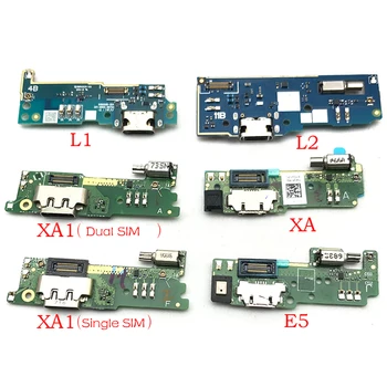 1gb Dock Savienotājs Mikro USB Lādētāju, Lādēšanas Portu Flex Kabelis Mikrofona Valdes Sony Xperia E5 L1 L2 M5 XA XA1 XA2 Ultra