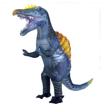 Karstā T Rex Kostīmu Spinosaurus Dinozauru Puse Cosplay Talismans Anime Halloween Pieaugušiem Bērniem Dino Karikatūra