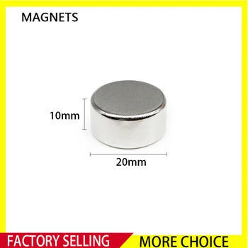 2/5/10/15/20PCS 20x10 Kārta Spēcīgu Spēcīgu Magnētisko Magnēti, N35 retzemju Magnēts 20x10mm Pastāvīgu Neodīma Magnēts 20*10 mm