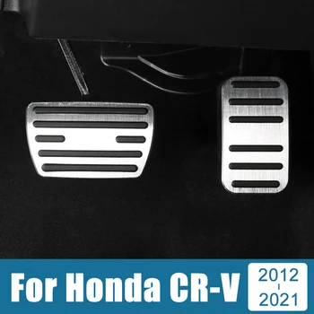 Honda CRV CR-V 2012-2017 2018 2019 2020 2021 Alumīnija Automašīnu Kāju Akseleratora, Bremžu Pedāļi Vāka Apdare Gadījumā Paliktņi Piederumi