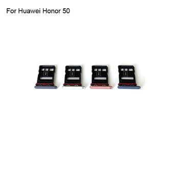 Par Huawei Honor 50 SIM Kartes ligzda + Micro SD Kartes ligzda Turētāja Slota Adaptera Ligzda Honor50 Replacment Daļas