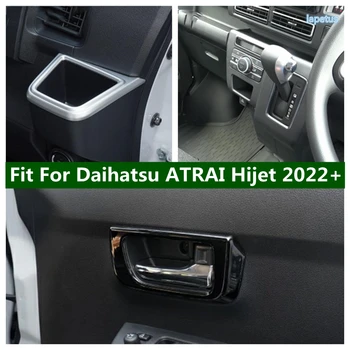 Interjera Modificēti Piederumi Daihatsu ATRAI Hijet 2022 Instrumentu Uzglabāšanas Kastes Dekors Pārnesumu Pārslēgšanas Panelis Durvju Bļodas Vāku Apdare