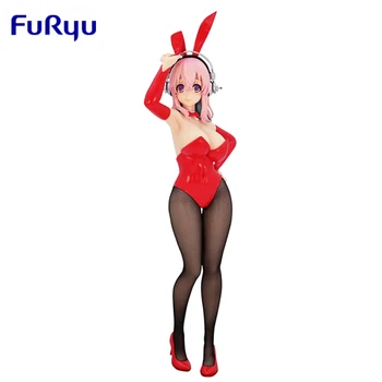 FuRyu Super Sonico BiCute Zaķi Red Bunny Girl 28Cm Pavisam Jaunu Oriģinālu Anime Attēlā Darbības Rādītāji Modelis Rotaļlietas