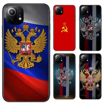 Karoga Krievijas Būtiska Coque Phone gadījumā Redmi 7 7a 8. 8.a 9 9a 10x pro 5g 9.c k30 k40 mi 11lite ultra mīksto vāciņu